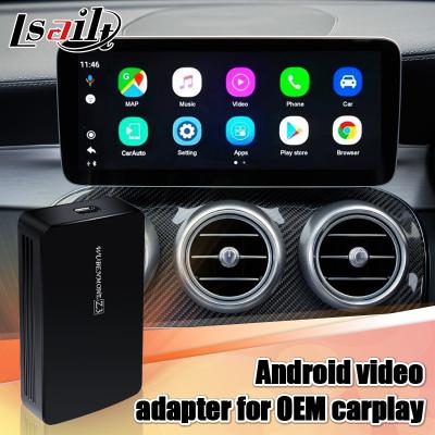 China Android 10 Multimedia Video Interface 4GB RAM AI Box Sgs For Mercedes with Carplay for sale