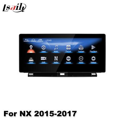 中国 Lsailt 10.25 インチ車マルチメディア Carplay 自動 Android スクリーン Lexus NX NX200T NX300 NX300h 販売のため