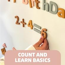 magnetic letters numbers fridge alphabet magnets montessori educational learning toys aesthetic