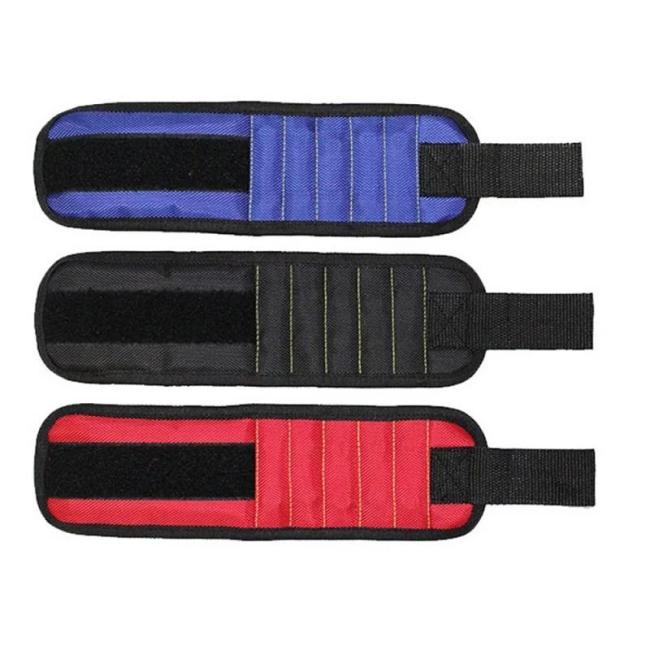 Magnetic Wrist Support Band with Strong Magnets for Holding Screws Nail Bracelet Belt Support