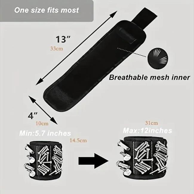 Magnetic Strap Magnetic Wristband Bag Suction Nail Strong Magnetic Wrist Strap