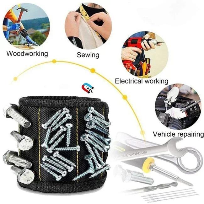 Magnetic Strap Magnetic Wristband Bag Suction Nail Strong Magnetic Wrist Strap