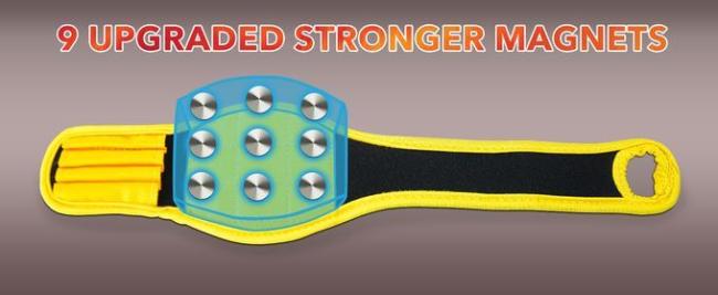 Waterproof Magnetic Wristband with Flashlight for Holding Screws Nail Drill Bit
