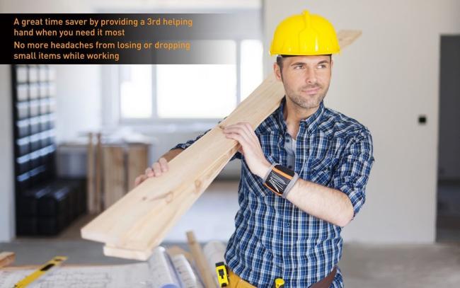 Magnetic Wristband & Universal Socket Grip for Tools