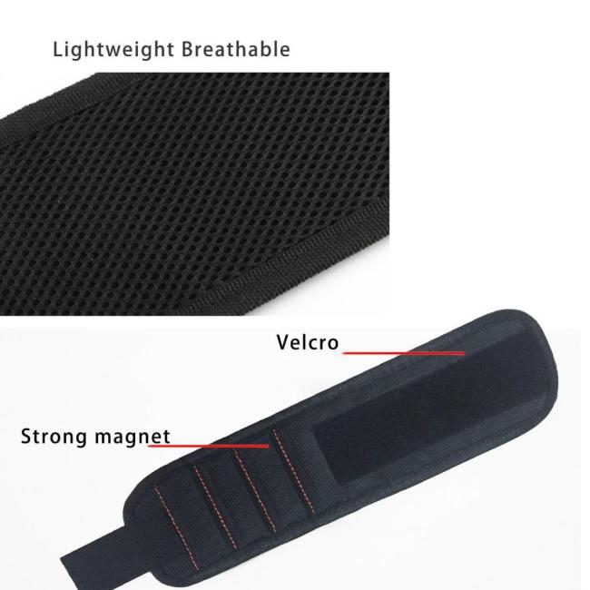 Magnetic Wristband for Holding Screws, Tool Belt Holder Cool Gadgets for Stocking Stuffer