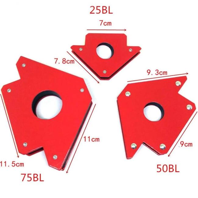 Welding Auxiliary Magnetic Holder Strong Magnet 3 Angle Arrow Positioner Power Soldering Speciality Locator Tool