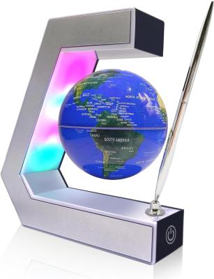 China Home Decor Magnetic Levitation Lamp Levitating Globe Lamp With Touch Control And Pen for sale