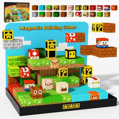 China Multicolor Magnetic Building Blocks Magic Magnetic Blocks STEM Building Game for sale
