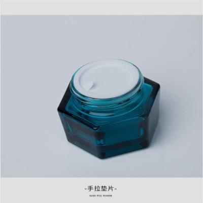 Chine bouteille 120ml en verre cosmétique portative avec étanche réutilisable de pompe privée d'air à vendre