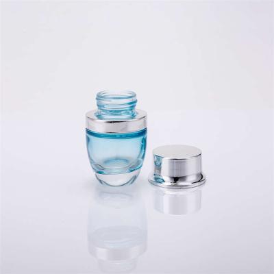 Chine La bouteille en verre cosmétique de gradient de couleur a placé ISO14001 multifonctionnel durable à vendre