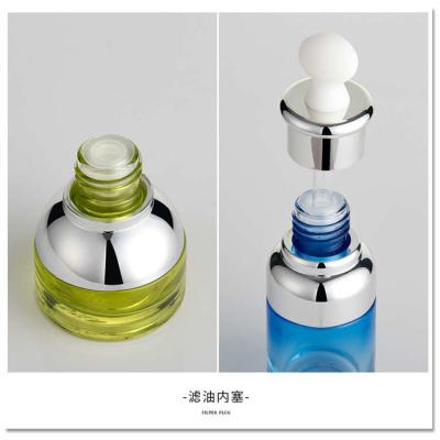 Chine Bouteilles en verre épaissies portatives du compte-gouttes 100ml, bouteille durable de sérum avec le compte-gouttes à vendre