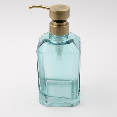 Chine le distributeur en verre liquide du savon 10oz met en bouteille avec antipoussière inodore de pompe à vendre
