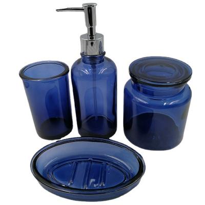 Chine Les bouteilles de distributeur de Crystal Anti Rust Glass Soap ont placé ISO14001 inodore à vendre