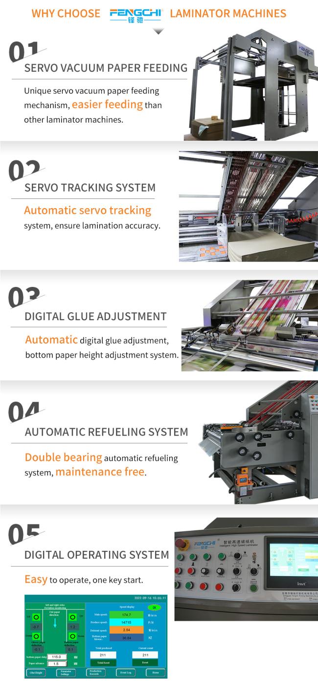 Packing Machinery 5 Ply Flute Corrugated Paper Laminator Laminating Machine