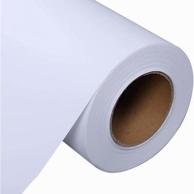 China White Matte Canvas Roll 200gsm Waterproof Polyester Canvas Banner  24