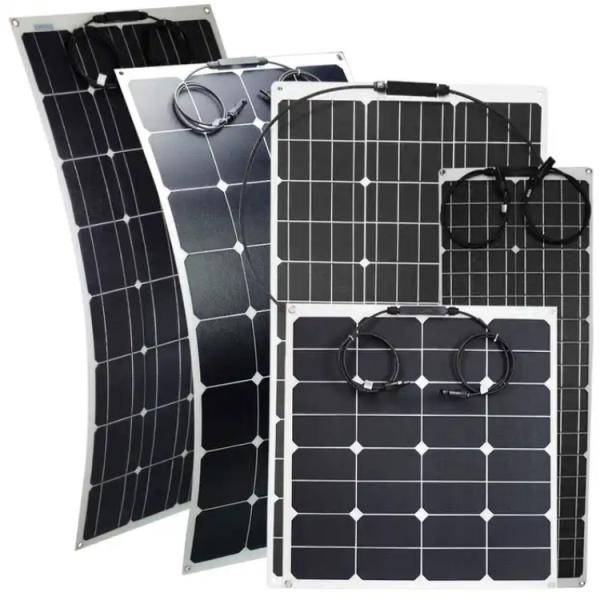 Quality Multifunctional PV Flexible Solar Panel 12V 24V 110W For Car Home Boat for sale