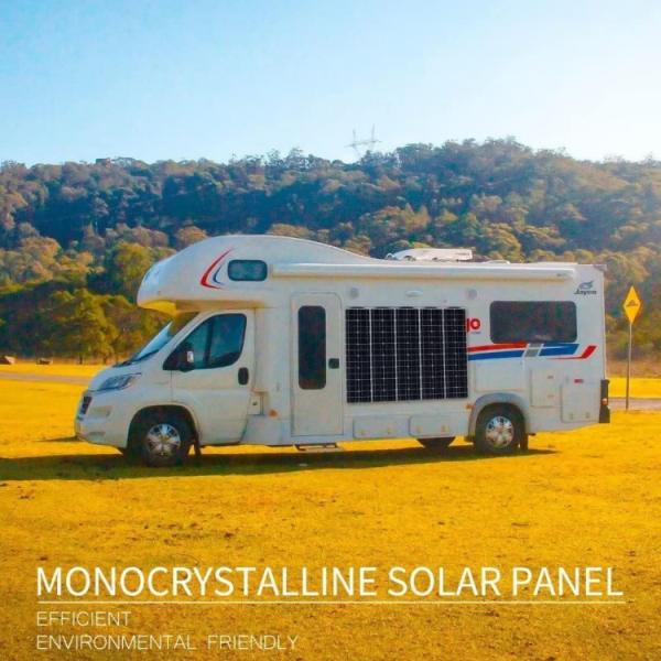 Quality 300W Monocrystalline Usb Solar Panel Kit For Motorhome 50A 12-24V for sale