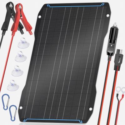 China Waterproof 30 Watt Flexible Solar Panel Car Battery Charger Portable for sale