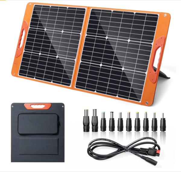 Quality 100 Watt Foldable solar blanket Portable Solar Panels  for outdoor for sale