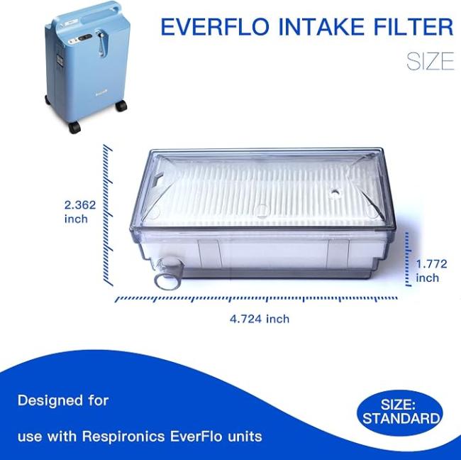 CPAP filter replacement accessory side view