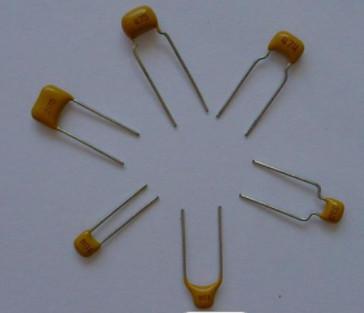 China Flameproof 50V Ceramic Disc Capacitor , Voltage Proof Radial Lead Type Capacitor for sale