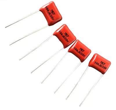 China MEF 630V Plastic Metallized Polyester Film Capacitor Flameproof for sale