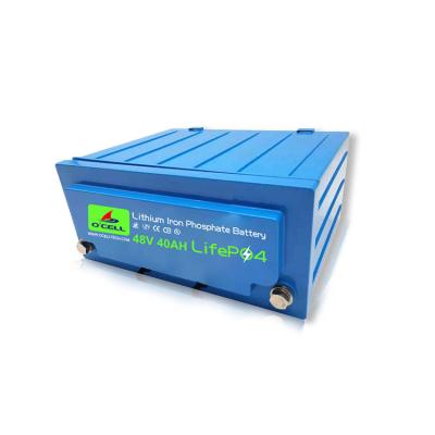 China Bateria recarregável LiFePo4 fosfato de lítio 40Ah 48V LiFePo4 bateria à venda