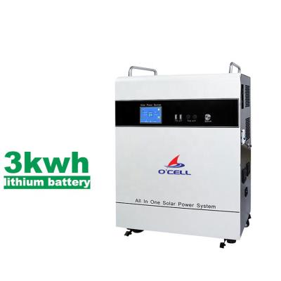 China Solar Energy Storage Systems Battery 3kw 5kw 10kw 15kw Inverter Hybrid Off Grid With MPPT Controller for sale