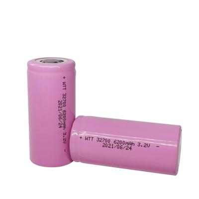 China 6200mah 32700 LiFePO4 Battery , 3.2V LiFePO4 Cylindrical Cells for sale