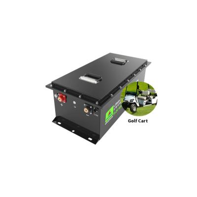 China Prismatic Golf Cart Battery Pack , Lithium Iron Phosphate Battery Pack for Golf Cart Te koop