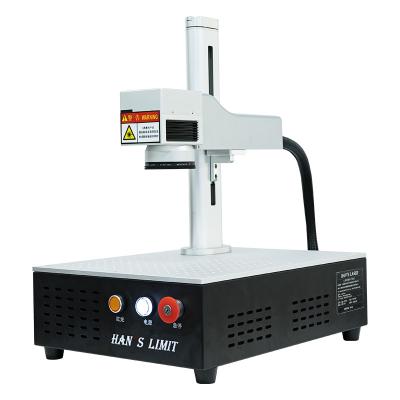 China Han's Fiber Laser Graving Machine Desktop Fiber Laser Engraver Te koop