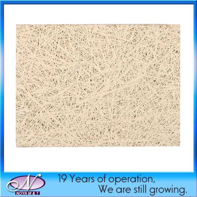 Acoustic Fiber Wood Wool Cement Panel / Board for Ceiling Decoration