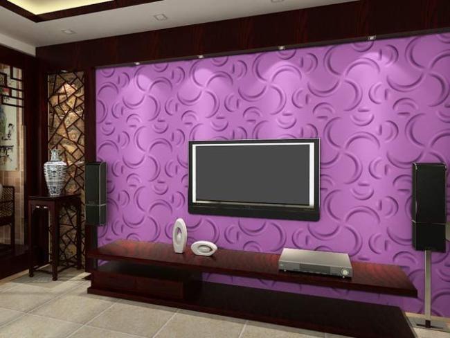3D Acoustic Wall Board for Construction Material