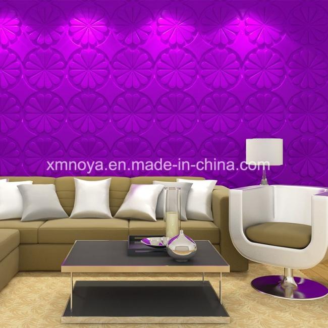 Soundproofing Sofa Background 3D PVC Wall Panel for Interior Decoration