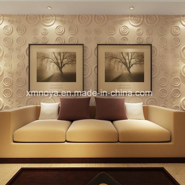 Acoustic Insulation Textured 3D Wall Panel for Sofa Background Decorative