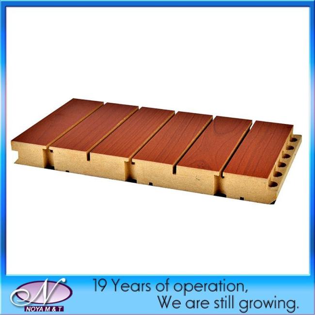 Acoustic Wooden Driling Sound Absorbing Wall Board Panels