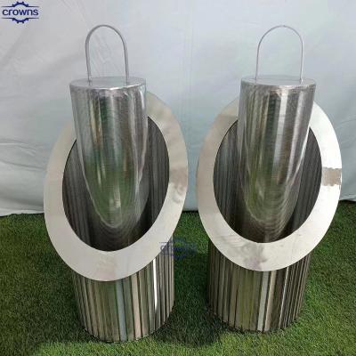 China Wedge Wire Filters Baskets Wedge Wire Screen Cylinder Wedge Wire Resin Traps for sale