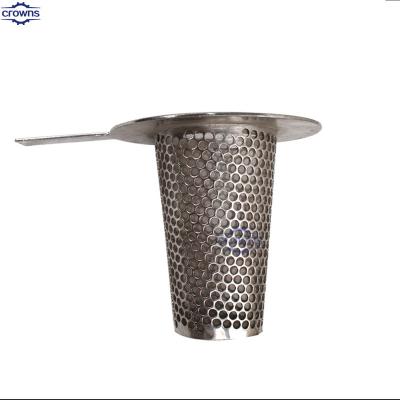 Chine Customized 304 316L stainless steel wedge wire filter basket rotary drum filter wedge screen à vendre