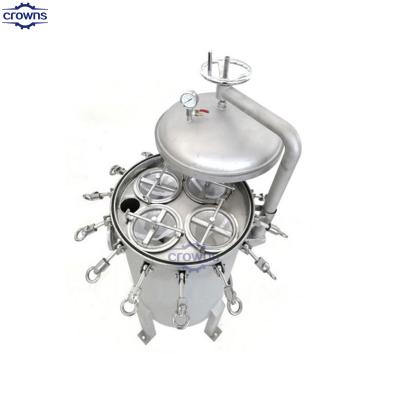 China Hot sales Fast Open Stainless steel Bag Filter Housing for Liquid Oil Wine Beer Paint à venda