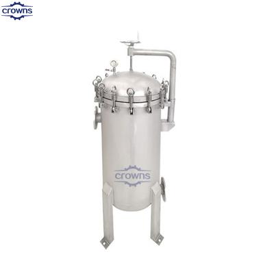 China Industrial Stainless Steel Bag Filter Housing for Water Filtration Equipment à venda
