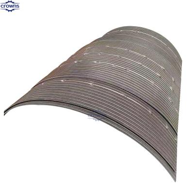 China 304 316L SS Wedge Wire Screen Fish Ponds Aquaculture Static Sieve Screen Rotary Drum Filter For Koi Pond for sale