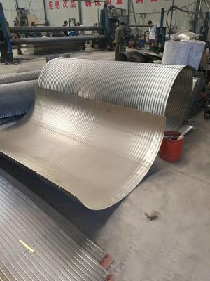 China 2mm-6mm Mesh Size Sieve Bend Screen with 2-3kg/m2 Thickness and 0.5mm-2mm Thickness for sale