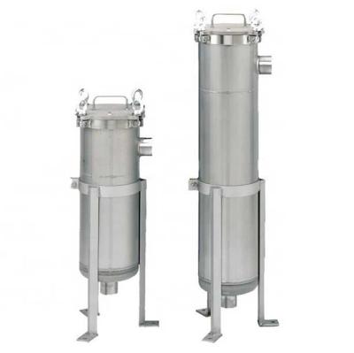 China Stainless Steel Bag Filter Housing For Precise Solid Liquid Separation Of Herbal Juice for sale