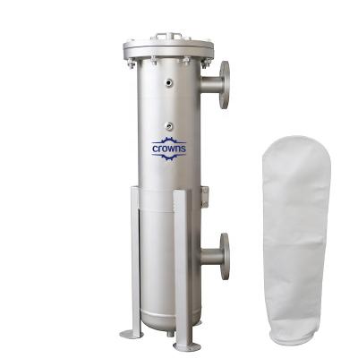 China High Quality Stainless Steel Liquid Single Bag Filter Housing Industrial Filtration Equipment à venda