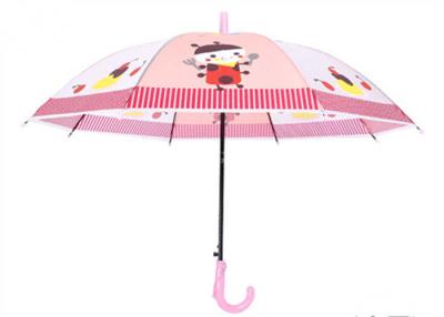 China 19 polegadas de crianças de 8K chovem o guarda-chuva cor-de-rosa das meninas dos guarda-chuvas com impressão completa à venda