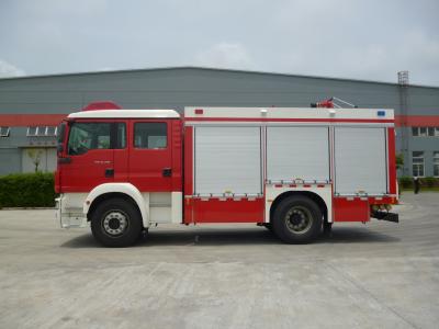 China 4X2 Drive Road and Rail Two Functions CAFS Compressed Air Foam System Fire Truck for sale