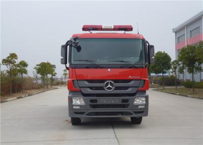 China Coches de bomberos comerciales de Benz Chassis Max Power 265KW con el tanque de agua 6500kg en venta