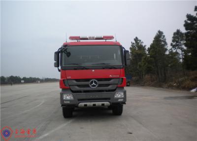China Mercedes Chassis Foam Fire Fighting Vehicles Monitor Flow 100L/S Tiltable Cabin for sale