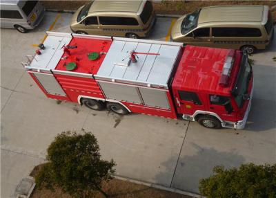China Heavy Duty Dry Powder and Foam Fire Truck with Manual Fire Monitor on Roof for sale