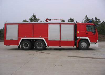 China Heavy Duty 6x4 Drive Six Seats Water Tanker Fire Truck Flattop Four Door Length Cab for sale